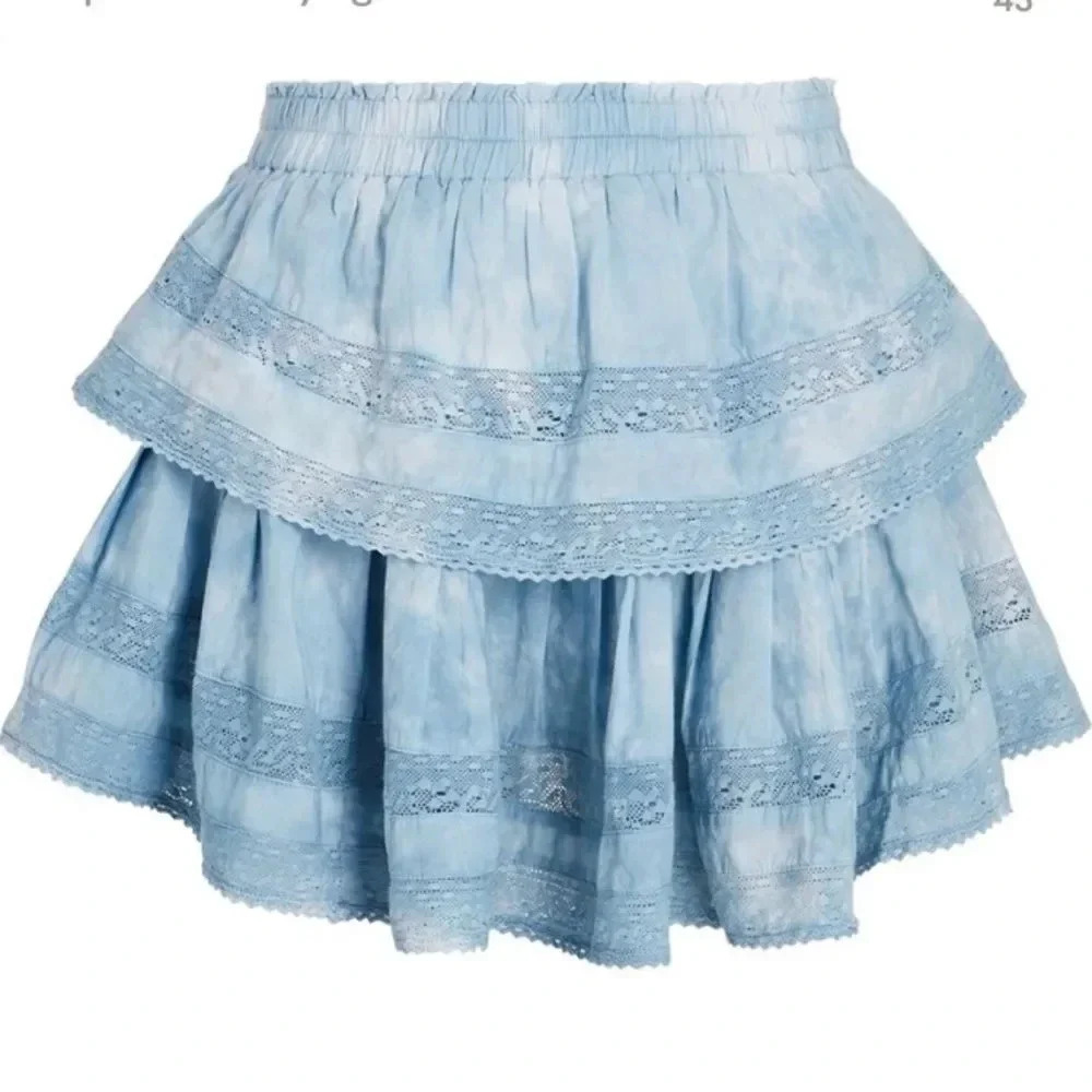 LoveShackFancy Ruffle Mini Skirt - Picture 4 of 15